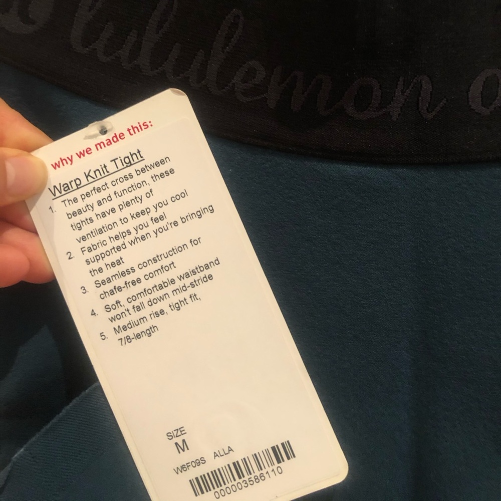 Lululemon NWT sz M Rare - Picture 6 of 6